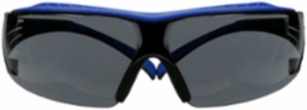 3M™ SecureFit™ 400 Series Safety Glasses SF402XSGAF-BLU, Blue/Gray, Gray Scotchgard™ Anti-Fog/Anti-Scratch Lens, 20 ea/Case