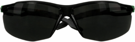 3M™ SecureFit™ 500 Series SF550AF-GRN, Black/Green, IR 5.0 Gray AF-AS Lens, 20 ea/Case