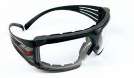 3M SecureFit Protective Eyewear SF601SGAF-FM Foam, Clear Scotchgard Anti-fog Lens, 20 EA/Case