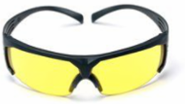 3M SecureFit Safety Glasses SF603SGAF, Amber Scotchgard Anti-fog Lens, 20 EA/Case