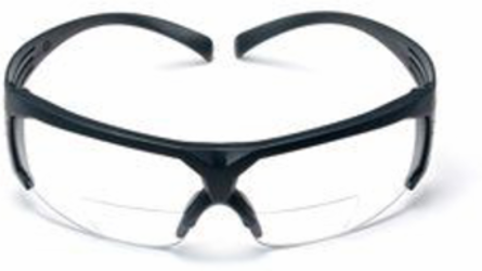3M SecureFit SF625SGAF, Clear Scotchgard Anti-fog lens +2.5 Diopter, 20 ea/case