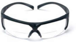 3M SecureFit SF625SGAF, Clear Scotchgard Anti-fog lens +2.5 Diopter, 20 ea/case