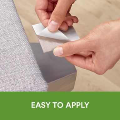 Scotch™ Easy Cut Felt Pads, SP810-NA, 4 in x 6 in, Beige, 2/pk