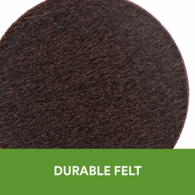 Scotch™ Easy Cut Felt Pads, SP830-NA, 4 in x 6 in, Brown, 2/pk