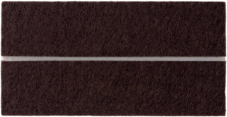 Scotch™ Easy Cut Felt Pads, SP830-NA, 4 in x 6 in, Brown, 2/pk