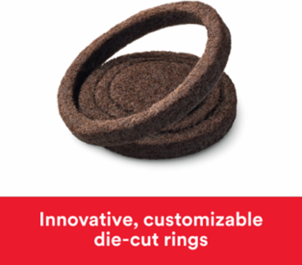Scotch™ Custom Fit Felt Pads SP881-NA, 1.5 in Beige, 10 ct