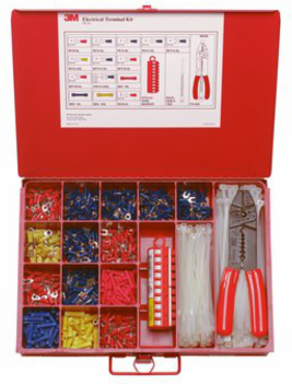 3M Scotchlok STK-1 Durable Metal Terminal Kit, Red
