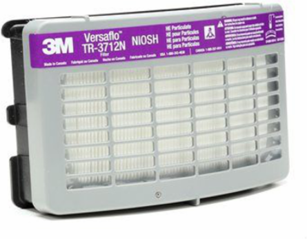 3M HE Filter TR-3712N, for Versaflo TR-300 Series PAPR, 40 EA/Case