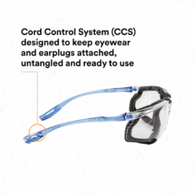 3M™ Virtua™ CCS Protective Eyewear with Foam Gasket, VC220AF Clear +2.0D Anti-Fog Lens, 20 ea/Case