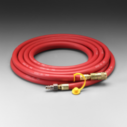 3M™ Supplied Air Hose W-3020-100/07035(AAD), 100 ft, 1/2 in ID, Industrial Interchange Fittings, Low Pressure 1 EA/Case
