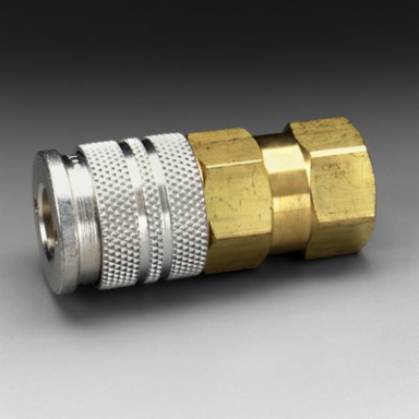High Pressure Hose Socket, 1/4 Inch Body Size, Brass, for Whitecap Helmets