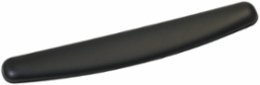 3M™ Gel Wrist Rest WR309LE, with Antimicrobial Product Protect, 25% Recycled Content, Leatherette, Blk 2.75 in x 18.0 in x 0.75 in
