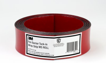 3M Fire Barrier Tuck-In Wrap Strip WS ROLL, 8.2 ft, 6/case