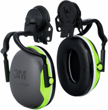 3M™ PELTOR™ Full Brim Helmet Attached Earmuffs X4P51E, Electrically Insulated, 10/Case