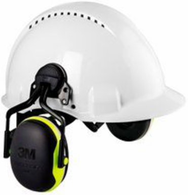 3M PELTOR Hard Hat Attached Electrically Insulated Earmuffs X4P5E, 10 EA/Case