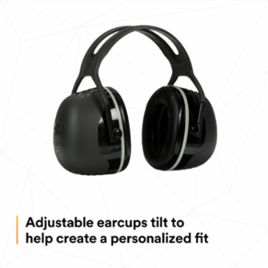 3M™ PELTOR™ Over-the-Head Earmuffs X5A, 10/Case