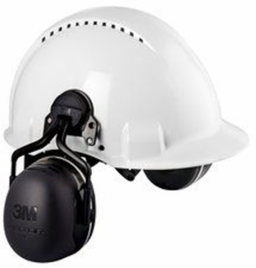 3M PELTOR Hard Hat Attached Electrically Insulated Earmuffs X5P5E, 10 EA/Case