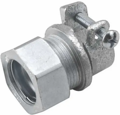 1/2 INCH TO 3/8 INCH EMT TO FLEX COUPLING
