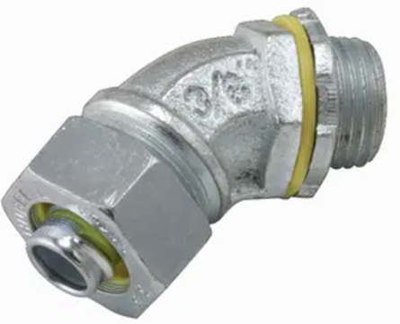 3/8 INCH 45 DEGREE LIQUID TITE CONNECTOR