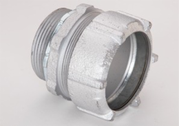 2-1/2" Malleable Iron Rigid Compression Connectors