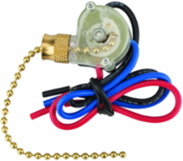 Pull Chain SP3T with Brass Actuator