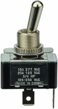 Toggle Switch Bat SPST On-Off 20 Amp