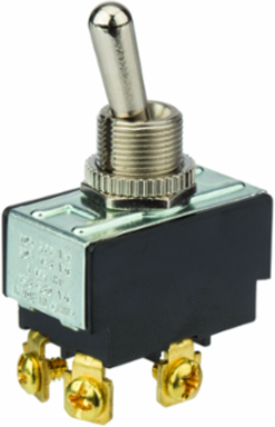 Toggle Switch Bat DPST On-Off Screw Term