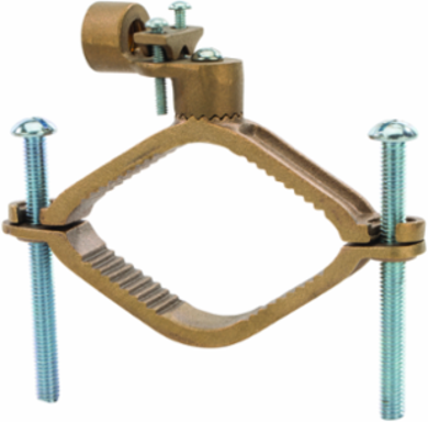 Bronze Ground Clamp for Rigid Conduit, 2-1/2″ to 4″ Pipe, 1/2″ Hub