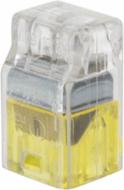 Easy-Twist™ Push-In-Connector (2 Wire) Yellow