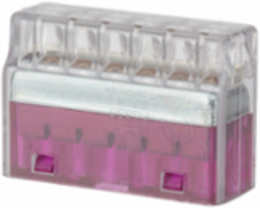 Easy-Twist™ Push-In-Connector (6 Wire) Purple