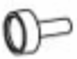 CONTROL KNOB CLEAR, 31,3 MM DIA X 12MM THICK, 32,2,MM EXTENSION, WITH SPRING 6.3 X 4, DECORATIVE INSERT