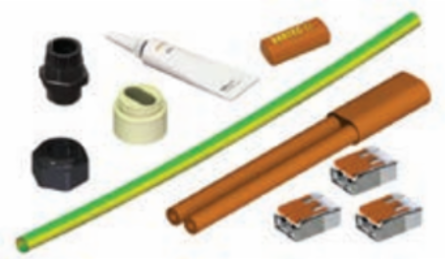 CONNECTION KIT FOR ORDINARY LOCATIONS NPT 1/2 POLY GLAND FOR PSB CABLE