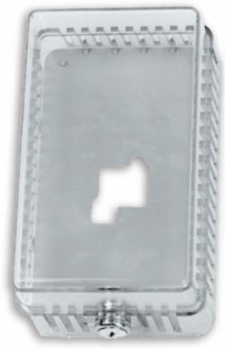 UNIVERSAL GUARD IN CLEAR PLASTIC 6X3X3 IN.
