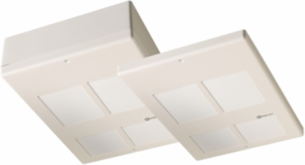 COMMERCIAL CEILING FAN HEATER 4000/3000W 240/208V 1PH WHITE, STAT 1P