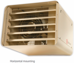 COMMERCIAL INDUSTRIAL SUSPENDED UNIT HEATER 20000W 208V 3/1PH ALMOND, STAT 1P