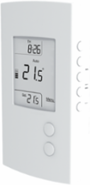 PROG. ELECTRONIC THERMOSTAT FOR FLOOR HEATING SYSTEM 15A@120-240V C/W GFCI