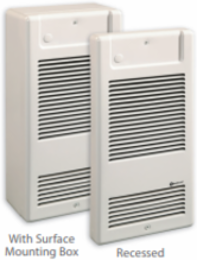 RESIDENTIAL WALL FAN HEATER 2000/1500W 240/208V WHITE