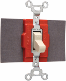 30A Double Pole Double Throw Switch, Brown, 120/277V, 3.281 Inch Height, Matte Finish