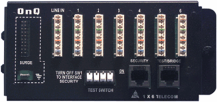 1 x 6 Basic Telecom Module