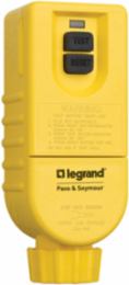 Portable 15A Right Angle Self-Test GFCI Plug, Manual Reset