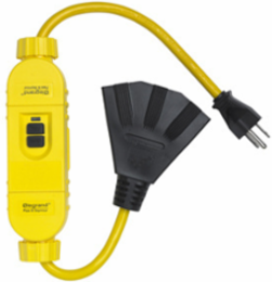 Portable 2-Foot In-Line GFCI, 15A Self-Test, RoHS & UL Listed