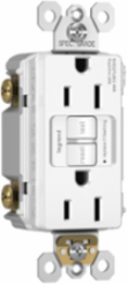 15A 125V Self-Test GFCI Tamper-Resistant Outlet, White