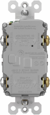 radiant® 15A Duplex Self-Test GFCI Receptacles with SafeLock® Protection, White