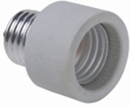 Porcelain Socket Extension, 1.25 Inch, White, UL & CSA Listed