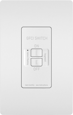 20A 125V Self-Test GFCI Receptacle with SafeLock Protection