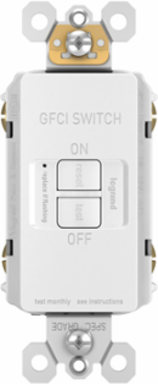 20A 125V Self-Test GFCI Receptacle with SafeLock Protection