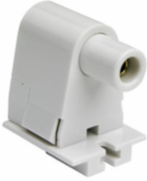 Slimline Fluorescent Lampholder, White, UL & CSA Listed