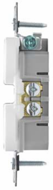 Trademaster 15A 125V Tamper-Resistant Duplex Receptacle, White, 3.31 Inch Height