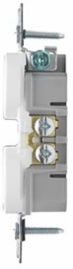 Trademaster® 15A 125V Tamper-Resistant Duplex Receptacle, White, 3.31 Inch Height
