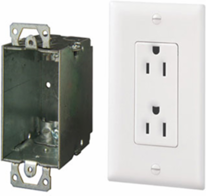 Surge Protected Duplex Power Kit 364569-02-V1